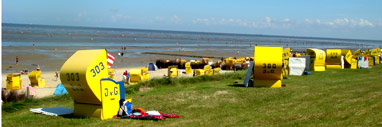 Ebbe am Strand